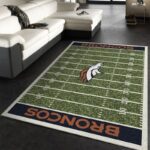 Denver Broncos Nfl 22 Area Rug Living Room And Bed Room Rug Rug Regtangle Carpet Floor Decor Home Decor 0