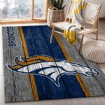 Denver Broncos Nfl 26 Area Rug Living Room And Bed Room Rug Rug Regtangle Carpet Floor Decor Home Decor 0
