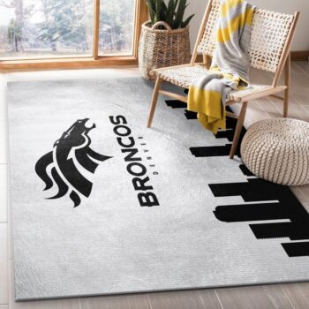 Denver Broncos Nfl 28 Area Rug Living Room And Bed Room Rug Rug Regtangle Carpet Floor Decor Home Decor 0