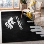 Denver Broncos Nfl 30 Area Rug Living Room And Bed Room Rug Rug Regtangle Carpet Floor Decor Home Decor 0