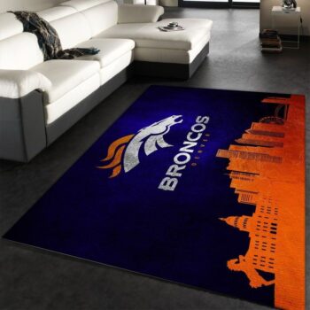 Denver Broncos Nfl 32 Area Rug Living Room And Bed Room Rug Rug Regtangle Carpet Floor Decor Home Decor 0