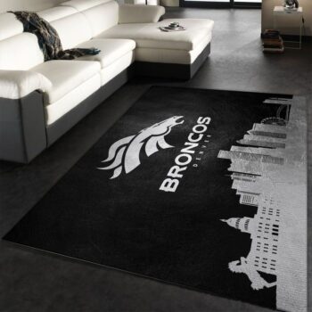 Denver Broncos Nfl 34 Area Rug Living Room And Bed Room Rug Rug Regtangle Carpet Floor Decor Home Decor 0