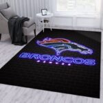 Denver Broncos Nfl 5 Area Rug Living Room And Bed Room Rug Rug Regtangle Carpet Floor Decor Home Decor 0