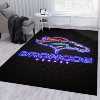 Denver Broncos Nfl 5 Area Rug Living Room And Bed Room Rug Rug Regtangle Carpet Floor Decor Home Decor 0