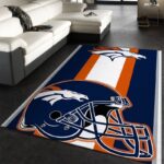 Denver Broncos Nfl 9 Area Rug Living Room And Bed Room Rug Rug Regtangle Carpet Floor Decor Home Decor 0