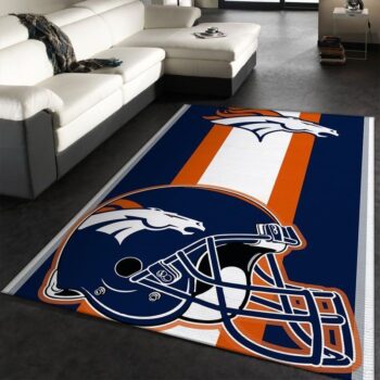 Denver Broncos Nfl 9 Area Rug Living Room And Bed Room Rug Rug Regtangle Carpet Floor Decor Home Decor 0