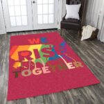 Detroit Lions Banner Nfl Team Logo Rug Bedroom Rug Home Us Decor 0