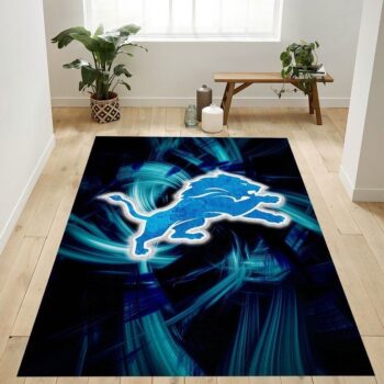 Detroit Lions Football Nfl 11 Area Rug Living Room And Bed Room Rug Rug Regtangle Carpet Floor Decor Home Decor 0