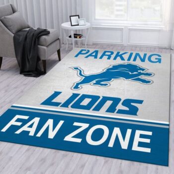Detroit Lions Football Nfl 14 Area Rug Living Room And Bed Room Rug Rug Regtangle Carpet Floor Decor Home Decor 0