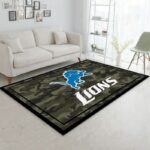 Detroit Lions Football Nfl 16 Area Rug Living Room And Bed Room Rug Rug Regtangle Carpet Floor Decor Home Decor 0