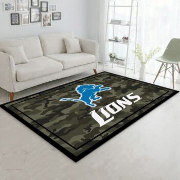 Detroit Lions Football Nfl 16 Area Rug Living Room And Bed Room Rug Rug Regtangle Carpet Floor Decor Home Decor 0