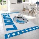 Detroit Lions Football Nfl 2 Area Rug Living Room And Bed Room Rug Rug Regtangle Carpet Floor Decor Home Decor 0