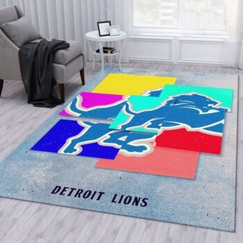 Detroit Lions Football Nfl 6 Area Rug Living Room And Bed Room Rug Rug Regtangle Carpet Floor Decor Home Decor 0
