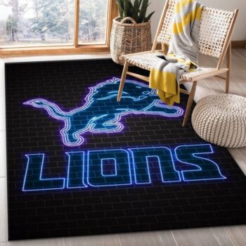 Detroit Lions Football Nfl 7 Area Rug Living Room And Bed Room Rug Rug Regtangle Carpet Floor Decor Home Decor 0