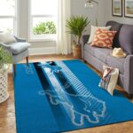 Detroit Lions Nfl Area Rugs Living Room Carpet Team Logo Sports Rug Regtangle Carpet Floor Decor Home Decor 0