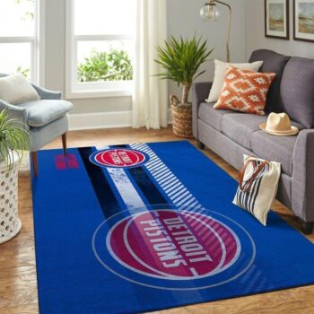 Detroit Pistons Area Rug Nba Basketball Team Logo Carpet Living Room Rugs Rug Regtangle Carpet Floor Decor Home Decor V6639 0
