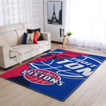Detroit Pistons Area Rug Nba Basketball Team Logo Carpet Living Room Rugs Rug Regtangle Carpet Floor Decor Home Decor V6644 0