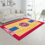 Detroit Pistons Nba 4 Area Rug Living Room And Bed Room Rug Rug Regtangle Carpet Floor Decor Home Decor 0
