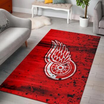 Detroit Red Wings Area Rugs Nhl Hockey Living Room Carpet Team Logo Floor Home Decor 200221 Rug Regtangle Carpet Floor Decor Home Decor 0