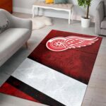 Detroit Red Wings Area Rugs Nhl Hockey Living Room Carpet Team Logo Floor Home Decor 20022110 Rug Regtangle Carpet Floor Decor Home Decor 0