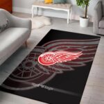 Detroit Red Wings Area Rugs Nhl Hockey Living Room Carpet Team Logo Floor Home Decor 20022111 Rug Regtangle Carpet Floor Decor Home Decor 0