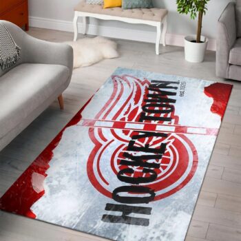 Detroit Red Wings Area Rugs Nhl Hockey Living Room Carpet Team Logo Floor Home Decor 20022114 Rug Regtangle Carpet Floor Decor Home Decor 0