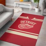 Detroit Red Wings Area Rugs Nhl Hockey Living Room Carpet Team Logo Floor Home Decor 20022115 Rug Regtangle Carpet Floor Decor Home Decor 0