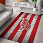Detroit Red Wings Area Rugs Nhl Hockey Living Room Carpet Team Logo Floor Home Decor 2002215 Rug Regtangle Carpet Floor Decor Home Decor 0