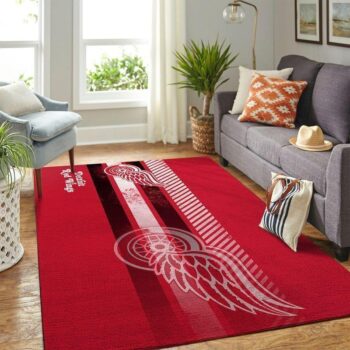 Detroit Red Wings Area Rugs Nhl Hockey Living Room Carpet Team Logo Floor Home Decor 20030451 Rug Regtangle Carpet Floor Decor Home Decor 0