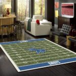 Fans Detroit Lions Area Rug Living Room Rug Home Decor Football Home Decor 0