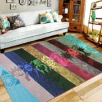 Football Pittsburgh Steelers Area Rug Living Room Rug Home Decorsport Home Decor 0