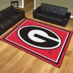 Georgia Bulldogs Area Rug Football Living Room Carpet Home Rug Regtangle Carpet Floor Decor Home Decor V6684 0