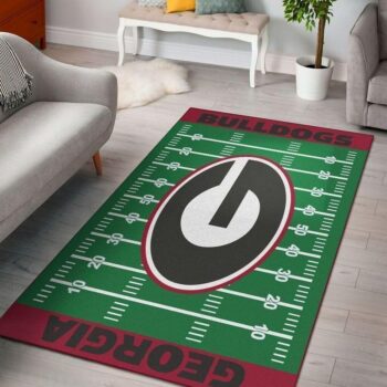 Georgia Bulldogs Area Rug Football Team Logo Carpet Living Room Rugs Rug Regtangle Carpet Floor Decor Home Decor V5586 0