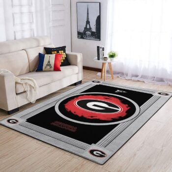 Georgia Bulldogs Ncaa Area Rugs Living Room Carpet Team Logo Home Rug Regtangle Carpet Floor Decor Home Decor 0