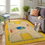 Golden State Warriors Court Area Rug Nba Basketball Team Logo Carpet Living Room Rugs Rug Regtangle Carpet Floor Decor Home Decor 0