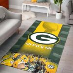 Green Bay Packers Area Rug Nfl Football Team Logo Carpet Living Room Rugs Rug Regtangle Carpet Floor Decor Home Decor V1500 0