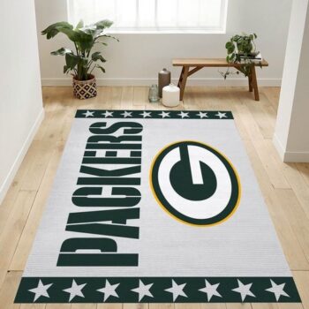 Green Bay Packers Banner Nfl Team Logo Rug Living Room Rug Home Decor 0