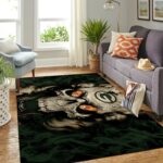 Green Bay Packers Nfl Area Rugs Team Logo Skull Style Living Room Carpet Sports Rug Regtangle Carpet Floor Decor Home Decor 0