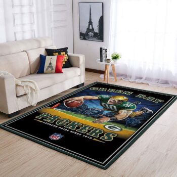 Green Bay Packers Nfl Team Pride Rectangle Area Rug Area Rug Living Room Carpet Rug Regtangle Carpet Floor Decor Home Decor 0