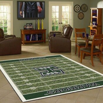 Hawaii Rainbow Warriors Home Field Area Rug Football Living Room Carpet Home Rug Regtangle Carpet Floor Decor Home Decor 0