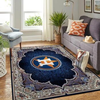 Houston Astros Area Rug Mlb Baseball Team Logo Carpet Living Room Rugs Rug Regtangle Carpet Floor Decor Home Decor V4268 0