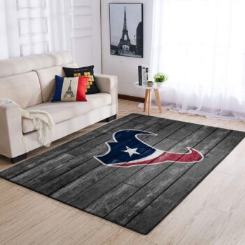 Houston Texans Nfl Area Rugs Football Living Room Carpet Team Logo Wooden Home Rug Regtangle Carpet Floor Decor Home Decor 0