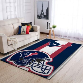 Houston Texans Nfl Area Rugs Team Logo Helmet Living Room Carpet Sports Rug Regtangle Carpet Floor Decor Home Decor 0