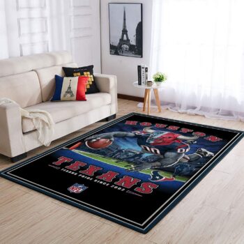 Houston Texans Nfl Team Pride Rectangle Area Rug Area Rug Living Room Carpet Rug Regtangle Carpet Floor Decor Home Decor 0