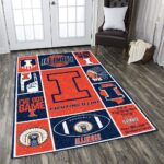 Illinois Fighting Illini 1 Dhcdhc Ld2709 Rug Living Room Rug Home Decor 0