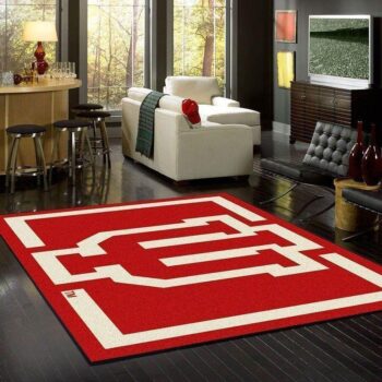 Indiana Hoosiers Area Rug Football Team Logo Carpet Living Room Rugs Rug Regtangle Carpet Floor Decor Home Decor V11148 0