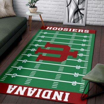 Indiana Hoosiers Home Field Area Rug Football Living Room Carpet Home Rug Regtangle Carpet Floor Decor Home Decor 0