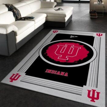 Indiana Hoosiers Ncaa 1 Area Rug Living Room And Bed Room Rug Rug Regtangle Carpet Floor Decor Home Decor 0