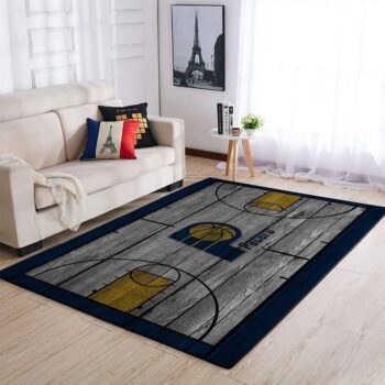 Indiana Pacers Area Rug Nba Basketball Team Logo Carpet Living Room Rugs Rug Regtangle Carpet Floor Decor Home Decor V4612 0