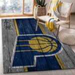 Indiana Pacers Nba 1 Area Rug Living Room And Bed Room Rug Rug Regtangle Carpet Floor Decor Home Decor 0
